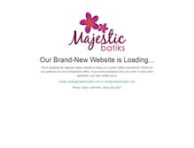 Tablet Screenshot of majesticbatiks.com